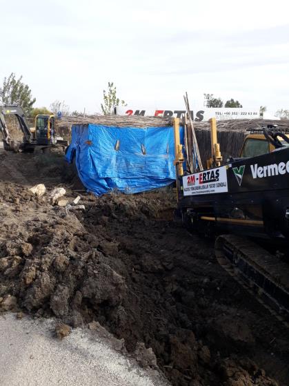 Adana Aski'de Çelik Boru İle Sondaj Uygulaması